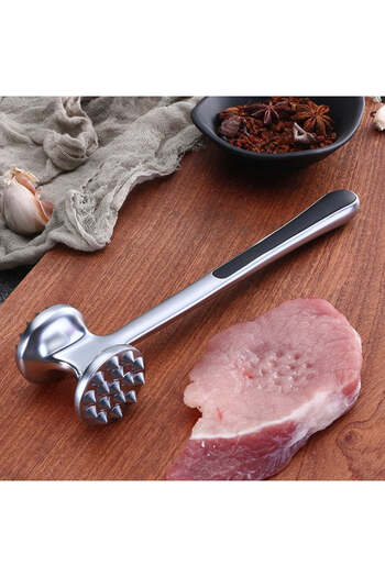 vivimall Kitchen hammer for meat, double head, ergonomic handle | KitchenStrike