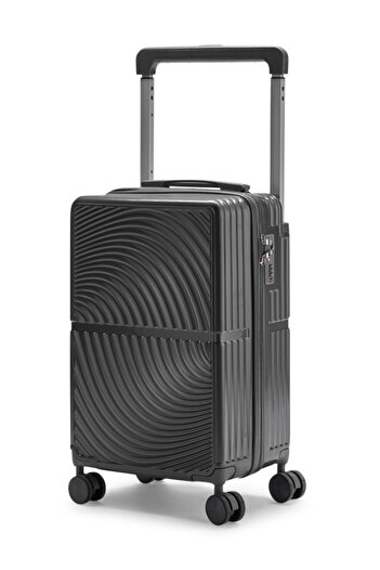 LİMRA Modern 20-inch polycarbonate cabin suitcase in black