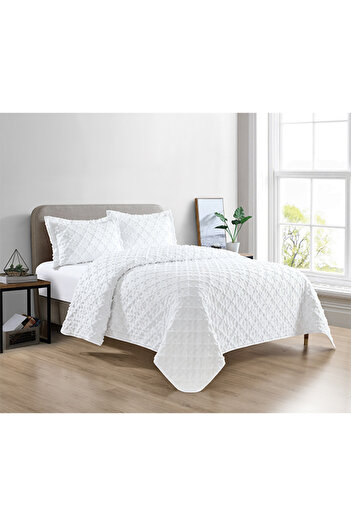 Kunzita Home Milano embroidered bedspread
