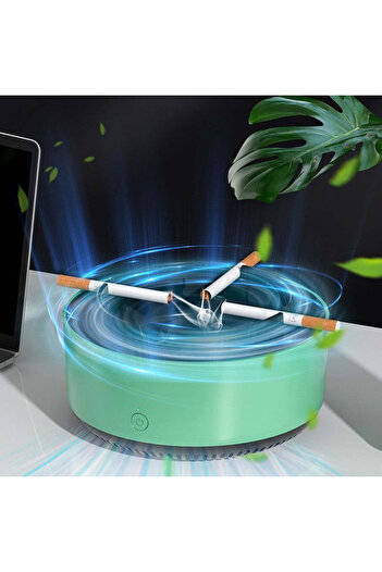 vivimall Multifunctional Ashtray With Absorption, USB Charging, With Air Purifier, Smoke Absorption Ashtray,