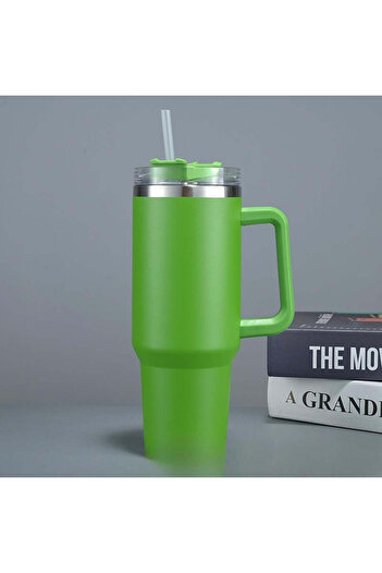 vivimall Plastic Thermos Mug with Handle for Hot and Cold Drinks | ThermoCup