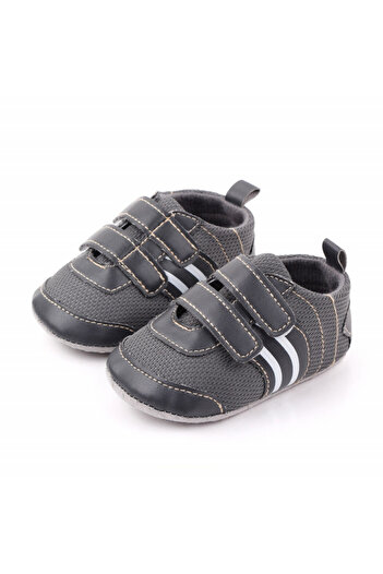 BebeNou Gray Strap Sneakers LID2371-2-p19