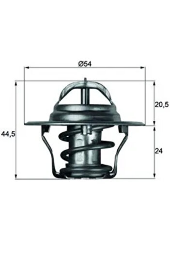 MAHLE Coolant thermostat NISSAN CABSTAR (F23 H41 H42) 1992-1994