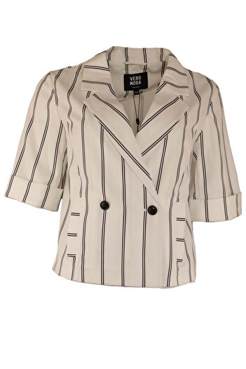 Vero Moda Reborn White jacket - M, White, 100% polyester