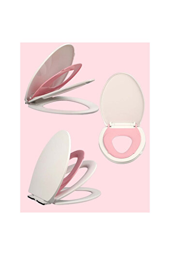 vivimall Silent 3 in 1 O-shape Toilet Seat | Kid&Adult Seat
