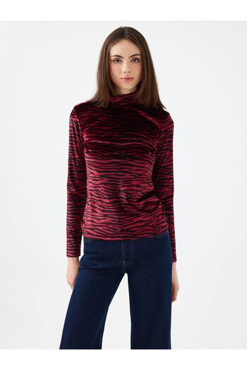 Loft Red Women's Blouse Lf2040885