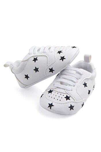 BebeNou Sneakers - Black Star - MBD0813-p13.9-12m (Size 20)