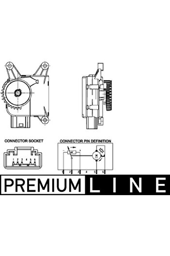 MAHLE Carburetor throttle adjustment element SEAT CORDOBA (6L2) 2002-2009
