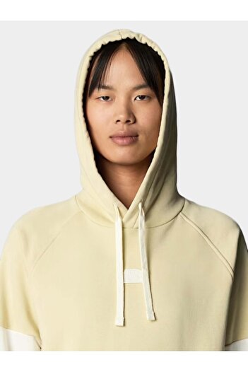 THE NORTH FACE Women's Beige Terry Relaxed Hoodie