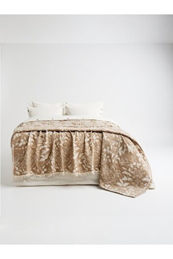 Şaheser Amore Jacquard Muslin Bedspread – 100% Cotton, Soft and Elegant Texture