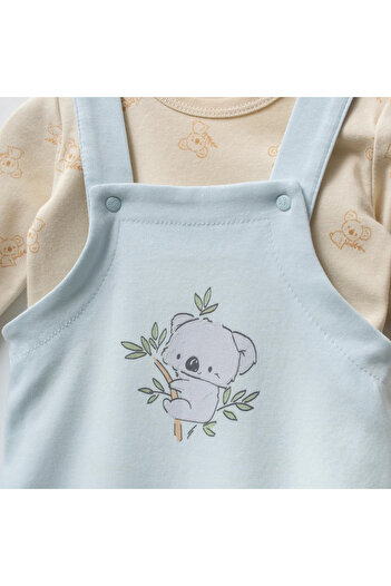 Moi Noi Little Emu Organic Koala Salopet