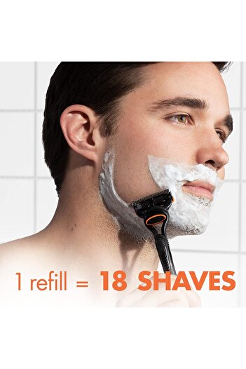 Gillette Fusion5 Men's Razor Handle + 2 Refillable Blades