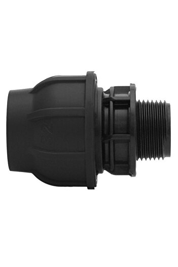 Other Compression fitting PP 40x1 GZ external thread PN16 for PE pipes, black