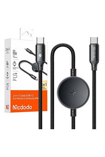 Mcdodo CA-4170 2-in-1 USB-C cable + Samsung Watch Wireless Charger 60W 1.5m