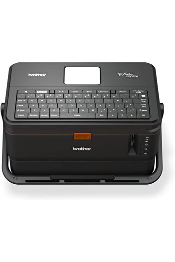 Brother طابعة ملصقات بالأبيض والأسود - PT-E850TKW