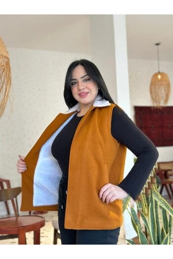Black Season سديري نسائي ورجالي (جملي - فروو ) وجهين | بلاك سيزون