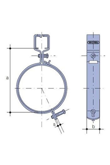 Other Steel bracket 200mm complete QS Quick Stream