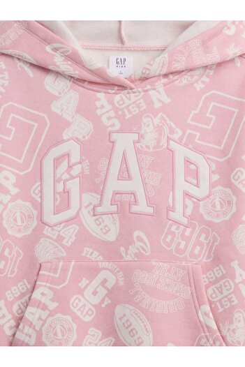 GAP Girl |   Relaxed Logo Hooded Sweatshirt