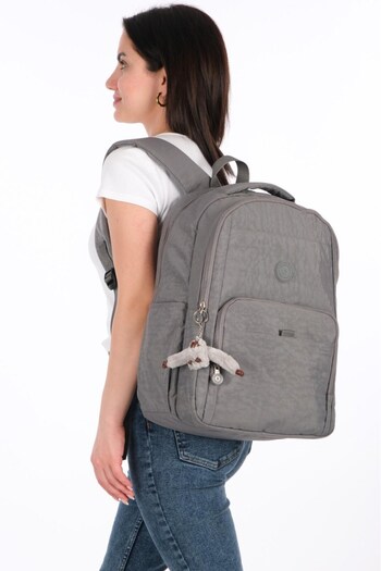 Lederax Crinkle Fabric Large Backpack Ld608