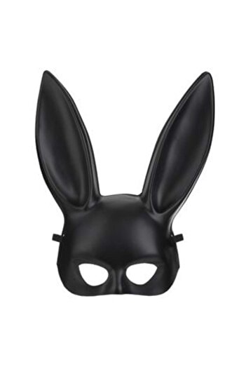 Jumbo Black Bunny Mask for Women