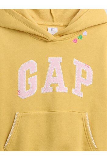 GAP Girl |   Relaxed Logo Hooded Sweatshirt
