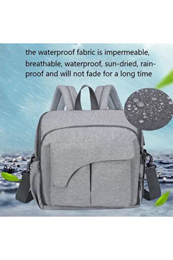 TSUMAB Multi-Functional Travel Backpack – Large Capacity Diaper Bag with USB Charging Port