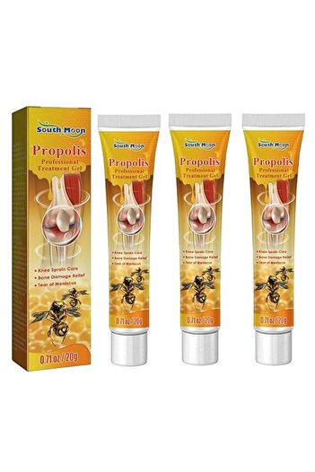 South Moon Propolis Treatment Gel for Joint Care, Natural Bee Venom Body Massage Gel, 20gx3 piece