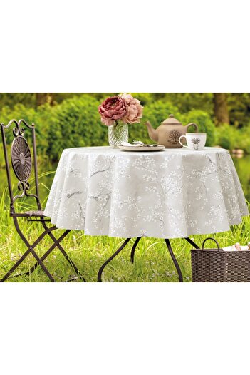 Madame Coco Exorde Tablecloth - Gray - 140 cm