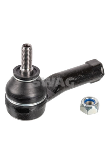 SWAG Tie rod end Front axle left NISSAN MICRA III (K12) 2002-2010