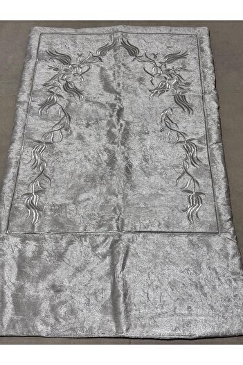 Mustgross Sırma Embroidered Luxury Prayer Rug – Single Velvet Prayer Rug & Stylish and High-Quality Prayer Mat