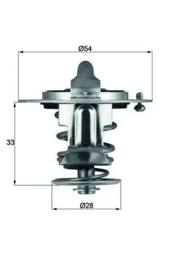 MAHLE Coolant thermostat NISSAN VANETTE body (_C22) 1991-1995