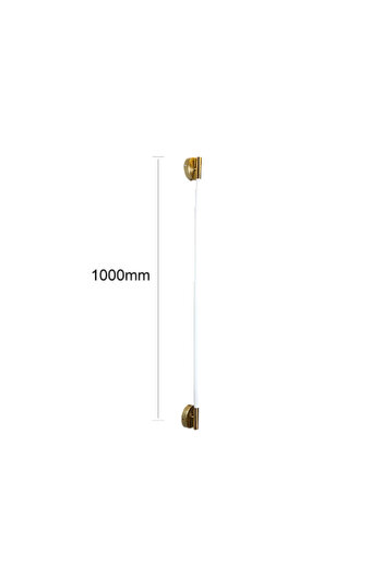 HAMER Modern wall lamp, 1 meter, olive green, 15 watts