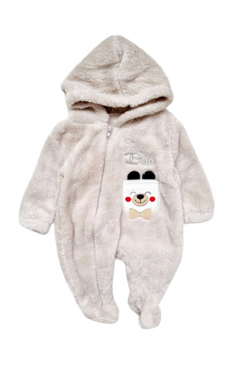 Miniworld Cocolino boys' jumpsuit with hood, 6-9 months, 74 cm