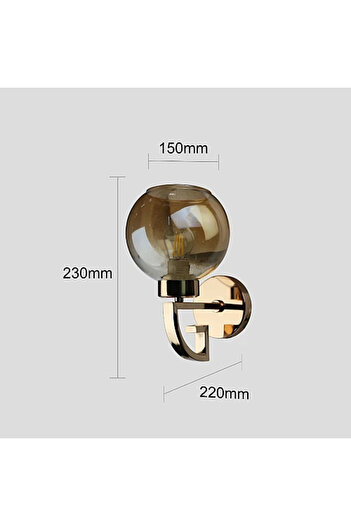 HAMER Modern gold wall sconce lighting E27*1L single