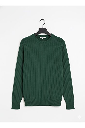Minharir Men's Crew Neck Knitwear Sweater