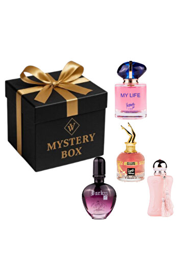 MEMWA Surprise Box with 4 Mini Women's Perfumes (25–35 ml each) – Premium Fragrances, Aleger