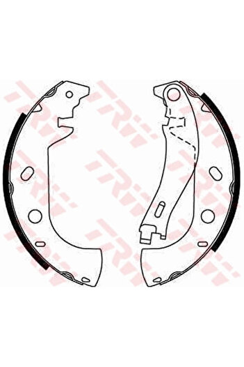 TRW Brake shoe set FIAT PALIO (178_ 171_ 371_) 1996-2012