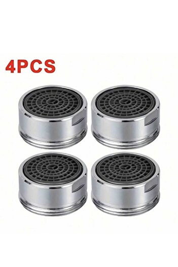VEYA 4pcs Replaceable Water Saving Faucet Filter Anti-scale Kitchen Faucet Nozzle Purifier with Easy Installation
