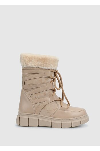 Kiddo Beige Girl's Boots