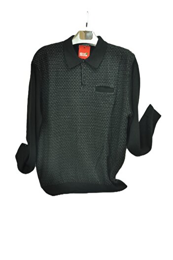 elma abone Men's Three Button Super Oversized Long Sleeve Combed Cotton