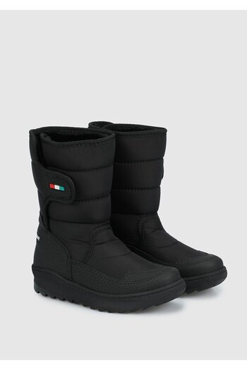Kiddo Black Girl's Snow Boots