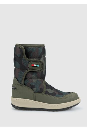 Kiddo Khaki Girl's Snow Boots