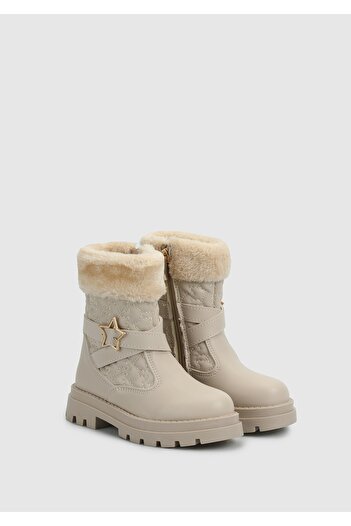 Kiddo Beige Girl's Boots