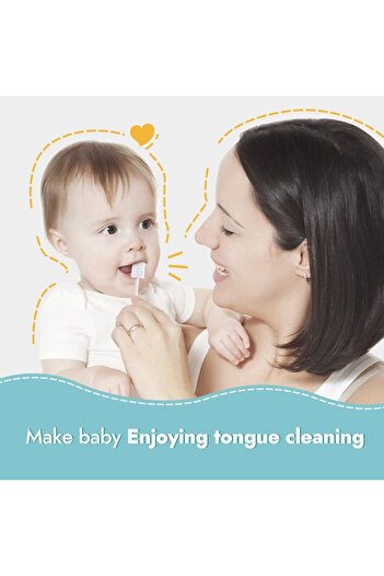 TrioStore Baby toothbrush set 30 pcs, tongue and gum cleaning, individually wrapped