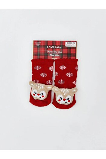 LC Waikiki New Year Themed Girls' Socks (W5)