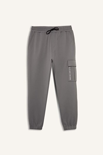 DeFacto DeFactoFit Standard Fit Αθλητικό παντελόνι Jogger με τρεις τσέπες D3741AX25WN