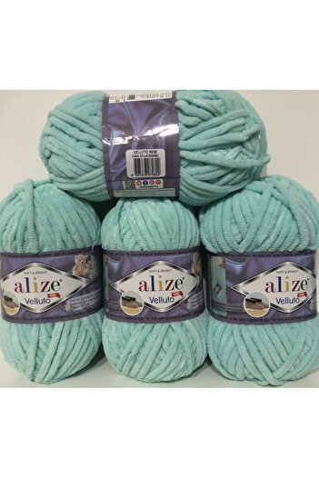 Selen Alize Velvet Knitting Yarn 3 Pieces