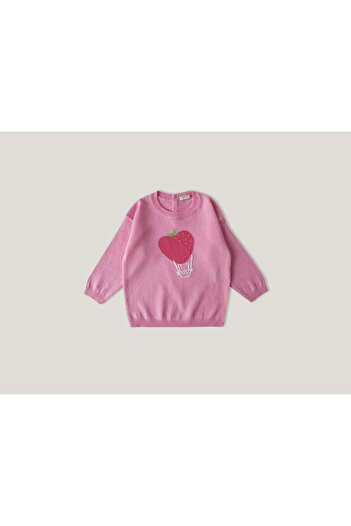 United Colors of Benetton Fruit Print Girls' Sweater