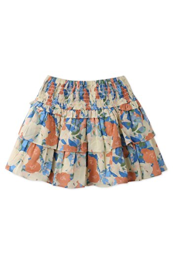 Gingersnaps Floral Shiny Girls' Skirt