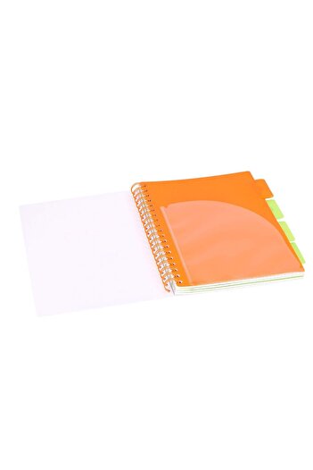 Strigo Spiral notebook and dividers Project Book NEON B5, mathematics, 200 pg, cardboard covers PADS012